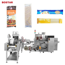 Máquina de envasado horizontal semiautomática Pasta Stick Tallarines